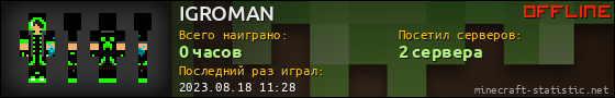 Юзербар 560x90 для IGROMAN