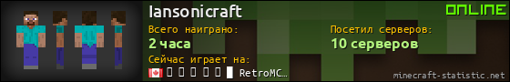 Юзербар 560x90 для Iansonicraft