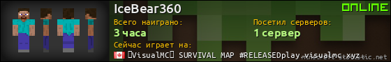 Юзербар 560x90 для IceBear360