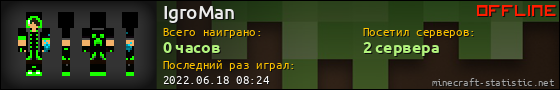 Юзербар 560x90 для IgroMan
