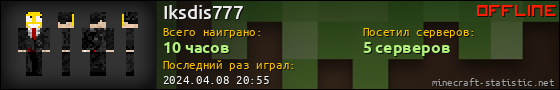 Юзербар 560x90 для Iksdis777