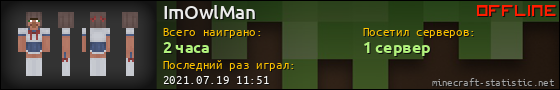 Юзербар 560x90 для ImOwlMan
