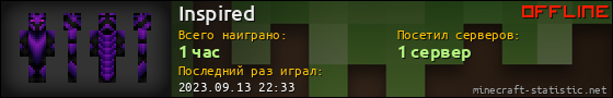Юзербар 560x90 для Inspired