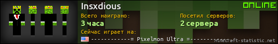 Юзербар 560x90 для Insxdious