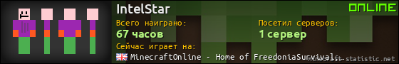 Юзербар 560x90 для IntelStar