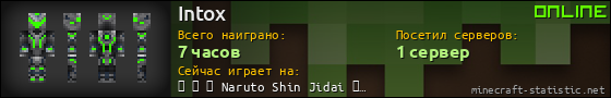 Юзербар 560x90 для Intox