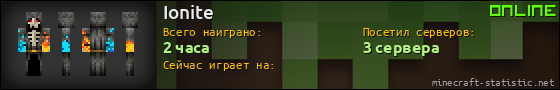 Юзербар 560x90 для Ionite