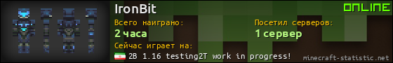 Юзербар 560x90 для IronBit