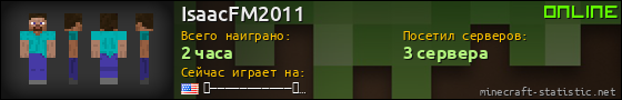 Юзербар 560x90 для IsaacFM2011