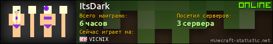 Юзербар 560x90 для ItsDark