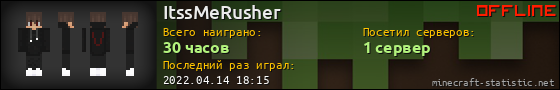 Юзербар 560x90 для ItssMeRusher
