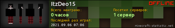 Юзербар 560x90 для ItzDeo15