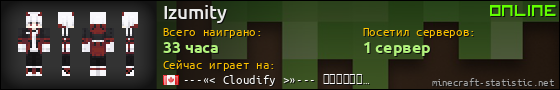 Юзербар 560x90 для Izumity
