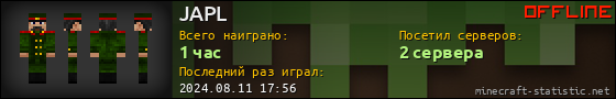 Юзербар 560x90 для JAPL
