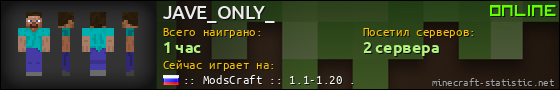 Юзербар 560x90 для JAVE_ONLY_