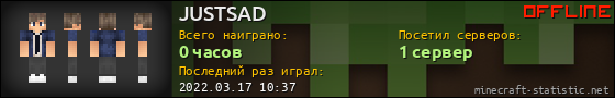 Юзербар 560x90 для JUSTSAD