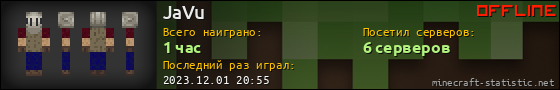 Юзербар 560x90 для JaVu