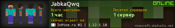 Юзербар 560x90 для JabkaQwq