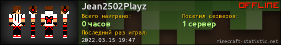 Юзербар 560x90 для Jean2502Playz