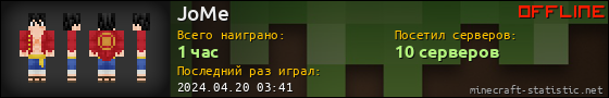 Юзербар 560x90 для JoMe