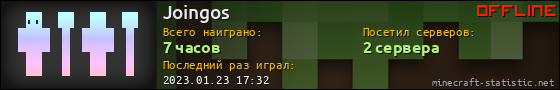 Юзербар 560x90 для Joingos