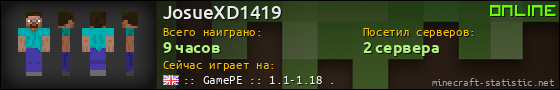 Юзербар 560x90 для JosueXD1419