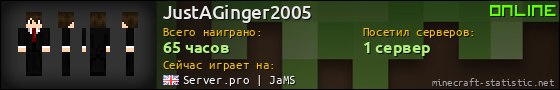 Юзербар 560x90 для JustAGinger2005