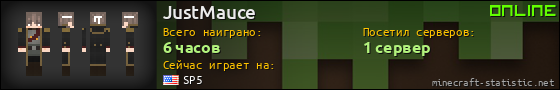Юзербар 560x90 для JustMauce