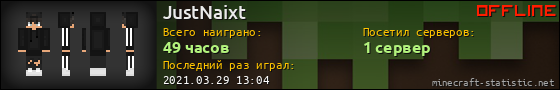 Юзербар 560x90 для JustNaixt
