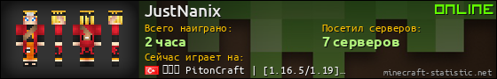 Юзербар 560x90 для JustNanix