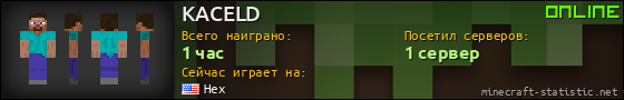 Юзербар 560x90 для KACELD