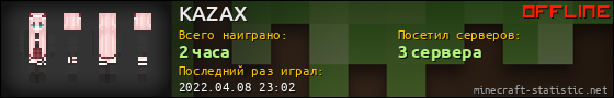 Юзербар 560x90 для KAZAX