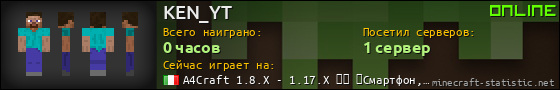 Юзербар 560x90 для KEN_YT