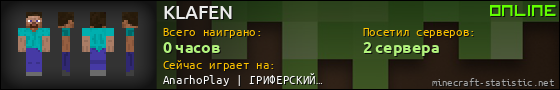 Юзербар 560x90 для KLAFEN