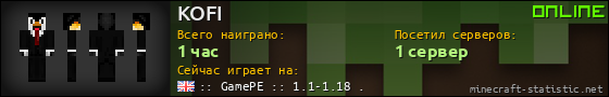 Юзербар 560x90 для KOFI