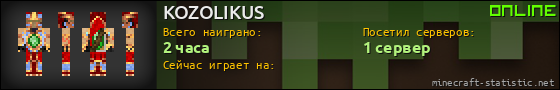 Юзербар 560x90 для KOZOLIKUS