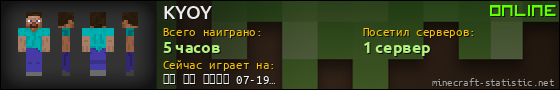 Юзербар 560x90 для KYOY
