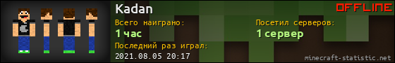 Юзербар 560x90 для Kadan