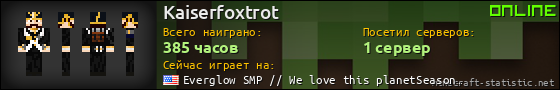 Юзербар 560x90 для Kaiserfoxtrot