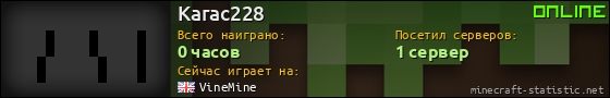 Юзербар 560x90 для Karac228