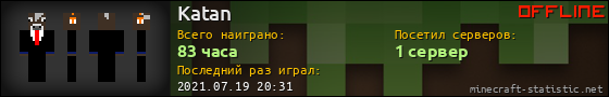 Юзербар 560x90 для Katan