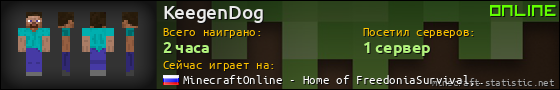 Юзербар 560x90 для KeegenDog