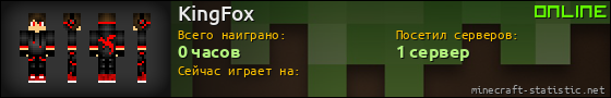 Юзербар 560x90 для KingFox