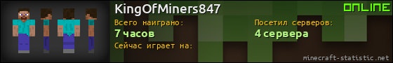 Юзербар 560x90 для KingOfMiners847