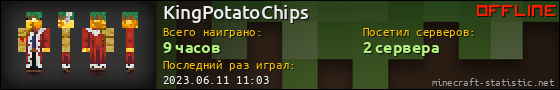 Юзербар 560x90 для KingPotatoChips