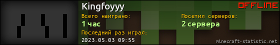 Юзербар 560x90 для Kingfoyyy