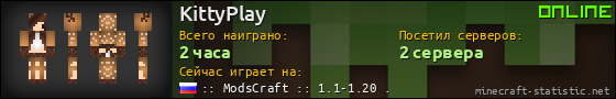 Юзербар 560x90 для KittyPlay