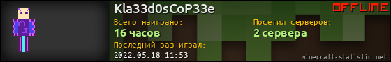 Юзербар 560x90 для Kla33d0sCoP33e