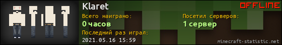 Юзербар 560x90 для Klaret