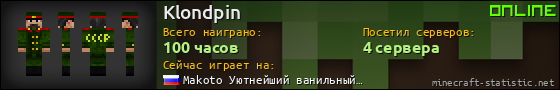 Юзербар 560x90 для Klondpin